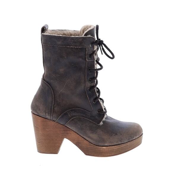 Freebird Fiona clog lace up boots - Picture 1 of 9